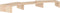 vidaXL - Monitorstandaard - 80x24x10,5 - cm - massief - grenenhout