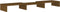vidaXL - Monitorstandaard - 80x24x10,5 - cm - massief - grenenhout - honingbruin