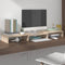 vidaXL - Monitorstandaard - 80x24x10,5 - cm - massief - grenenhout