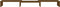 vidaXL - Monitorstandaard - 80x24x10,5 - cm - massief - grenenhout - honingbruin
