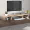 vidaXL - Monitorstandaard - 80x24x10,5 - cm - massief - grenenhout