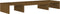vidaXL - Monitorstandaard - 80x24x10,5 - cm - massief - grenenhout - honingbruin