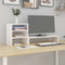 vidaXL - Monitorstandaard - 81x20x30 - cm - massief - grenenhout - honingbruin