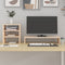 vidaXL - Monitorstandaard - 81x20x30 - cm - massief - grenenhout