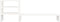 vidaXL - Monitorstandaard - 81x20x30 - cm - massief - grenenhout - wit
