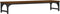 vidaXL - Monitorstandaard - 85x23x15,5 - cm - bewerkt - hout - bruin - eikenkleur