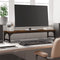 vidaXL - Monitorstandaard - 85x23x15,5 - cm - bewerkt - hout - bruin - eikenkleur