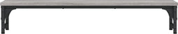 vidaXL - Monitorstandaard - 85x23x15,5 - cm - bewerkt - hout - grijs - sonoma - eiken