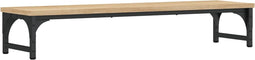 vidaXL - Monitorstandaard - 85x23x15,5 - cm - bewerkt - hout - sonoma - eikenkleurig
