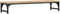 vidaXL - Monitorstandaard - 85x23x15,5 - cm - bewerkt - hout - sonoma - eikenkleurig