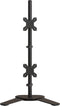 vidaXL - Monitorstandaard - dubbel - VESA - 75/100 - mm - staal - zwart
