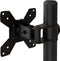 vidaXL - Monitorstandaard - dubbel - VESA - 75/100 - mm - staal - zwart