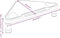 vidaXL - Monitorstandaard - hoek - 49x28x10,5 - cm - zwart