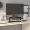 vidaXL - Monitorstandaard - hoek - 49x28x10,5 - cm - zwart