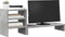 vidaXL - Monitorstandaard - met - bureau-organizer - bewerkt - hout - betongrijs