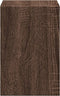 vidaXL - Monitorstandaard - met - bureau-organizer - bewerkt - hout - bruin - eiken