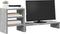 vidaXL - Monitorstandaard - met - bureau-organizer - bewerkt - hout - grijs - sonoma