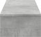 vidaXL - Monitorstandaard - met - lades - 100x27x15 - cm - bewerkt - hout - betongrijs