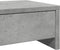 vidaXL - Monitorstandaard - met - lades - 100x27x15 - cm - bewerkt - hout - betongrijs