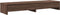 vidaXL - Monitorstandaard - met - lades - 100x27x15 - cm - hout - bruin - eikenkleur