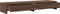 vidaXL - Monitorstandaard - met - lades - 100x27x15 - cm - hout - bruin - eikenkleur