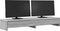 vidaXL - Monitorstandaard - met - lades - 100x27x15 - cm - hout - grijs - sonoma - eiken