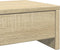 vidaXL - Monitorstandaard - met - lades - 100x27x15 - cm - hout - sonoma - eikenkleur