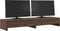 vidaXL - Monitorstandaard - met - lades - 100x27x15 - cm - hout - bruin - eikenkleur