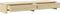 vidaXL - Monitorstandaard - met - lades - 100x27x15 - cm - hout - sonoma - eikenkleur