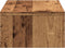 vidaXL - Monitorstandaard - met - lades - 50x27x15 - cm - bewerkt - hout - oud - hout