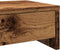 vidaXL - Monitorstandaard - met - lades - 50x27x15 - cm - bewerkt - hout - oud - hout