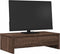 vidaXL - Monitorstandaard - met - lades - 50x27x15 - cm - hout - bruin - eikenkleurig