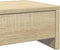 vidaXL - Monitorstandaard - met - lades - 50x27x15 - cm - hout - sonoma - eikenkleur