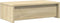 vidaXL - Monitorstandaard - met - lades - 50x27x15 - cm - hout - sonoma - eikenkleur
