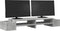 vidaXL - Monitorstandaard - met - opbergruimte - 100x27x15 - cm - hout - betongrijs