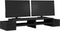 vidaXL - Monitorstandaard - met - opbergruimte - 100x27x15 - cm - hout - zwart