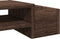 vidaXL - Monitorstandaard - met - opbergruimte - 100x27x15 - cm - hout - bruin - eiken