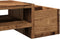 vidaXL - Monitorstandaard - met - opbergruimte - 100x27x15 - cm - hout - oud - hout