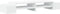 vidaXL - Monitorstandaard - met - opbergruimte - 100x27x15 - cm - bewerkt - hout - wit