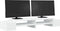 vidaXL - Monitorstandaard - met - opbergruimte - 100x27x15 - cm - bewerkt - hout - wit