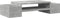 vidaXL - Monitorstandaard - met - opbergruimte - 70x27x15 - cm - hout - betongrijs
