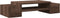 vidaXL - Monitorstandaard - met - opbergruimte - 70x27x15 - cm - hout - bruin - eiken