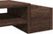 vidaXL - Monitorstandaard - met - opbergruimte - 70x27x15 - cm - hout - bruin - eiken