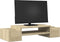 vidaXL - Monitorstandaard - met - opbergruimte - 70x27x15 - cm - hout - sonoma - eiken