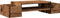 vidaXL - Monitorstandaard - met - opbergruimte - 70x27x15 - cm - hout - oud - hout