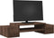 vidaXL - Monitorstandaard - met - opbergruimte - 70x27x15 - cm - hout - bruin - eiken