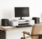 vidaXL - Monitorstandaard - met - opbergruimte - 70x27x15 - cm - bewerkt - hout - wit