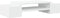 vidaXL - Monitorstandaard - met - opbergruimte - 70x27x15 - cm - bewerkt - hout - wit
