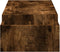 vidaXL - Monitorstandaard - met - opslag - 100x27x15 - cm - hout - gerookt - eiken