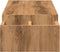 vidaXL - Monitorstandaard - opbergruimte - 100x27x15 - cm - hout - artisanaal - eik